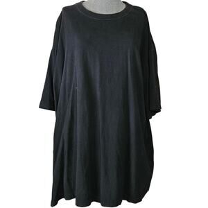 Phat Doc Black Cotton Short Sleeve Tee Size 3XL